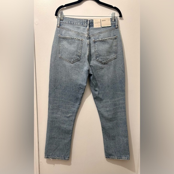 Agolde Riley High Rise Straight Crop Jeans - Picture 7 of 15